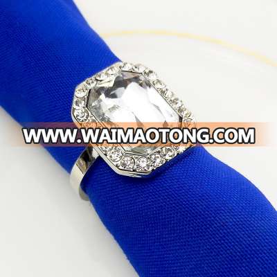 Serviette Holder Ring, crystal diamond napkin ring for weddings